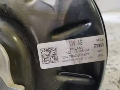 Автозапчастина б/у гальмівний серво для audi a3 sedán (8vm) crl посилання на oem iam 5q1614105cm  