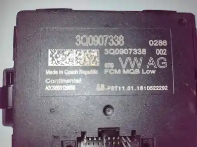 Автозапчастина б/у електронний модуль для skoda superb combi (3v5) dfh посилання на oem iam 3q0907338  