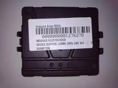 Автозапчастина б/у електронний модуль для skoda superb combi (3v5) dfh посилання на oem iam 3q0907338  