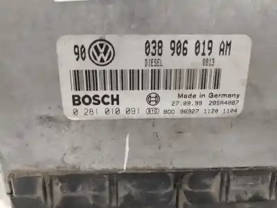 Автозапчастина б/у ебу контролер двигуна для volkswagen golf iv berlina (1j1) auy посилання на oem iam 038906019am  