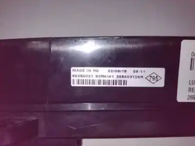 Автозапчастина б/у центральний гампов для renault twingo iii h4d 400 посилання на oem iam 265903126r  