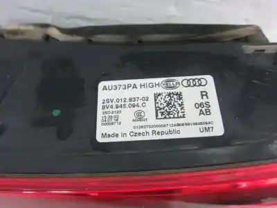 Автозапчасти б/у внутренний правый задний фонарь за audi a3 sedán (8vm) crl ссылки oem iam 2sv01283702  