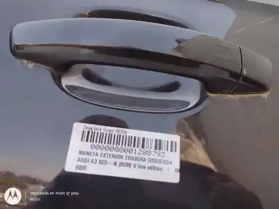 Автозапчасти б/у задняя левая наружная ручка за audi a3 sedán (8vm) crl ссылки oem iam   