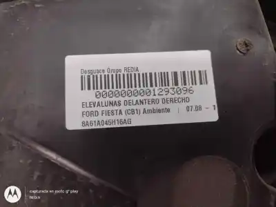 Автозапчасти б/у регулятор стекла переднего правого за ford fiesta vi (cb1, ccn) 1.4 tdci ссылки oem iam 8a61a045h16ag  