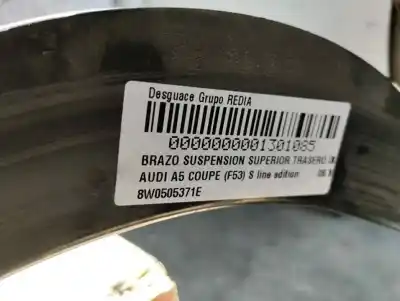 Автозапчастина б/у верхній задній правий рычаг підвіски для audi a5 (f53, f5p) 40 tdi посилання на oem iam 8w0505371e  