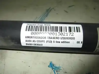 Автозапчастина б/у амортизатор задній лівий для renault clio ii fase ii (b/cb0) d7f720 посилання на oem iam 8w0513035ad  