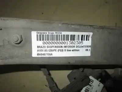Автозапчастина б/у передній лівий нижний рычаг підвіски для renault clio ii fase ii (b/cb0) d7f720 посилання на oem iam 8w0407155a  