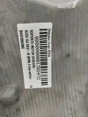 Автозапчасти б/у правая опора двигателя за audi a3 sedán (8vm) crl ссылки oem iam 8w0399296e  