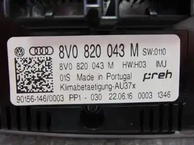 Автозапчасти б/у отопление / кондиционирование воздуха за audi a3 sedán (8vm) crl ссылки oem iam 8v0820043m  