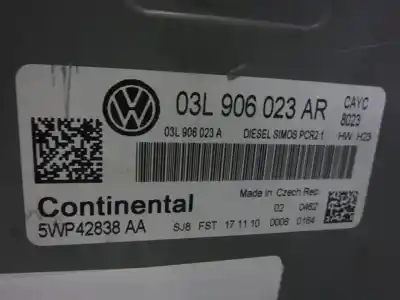 Автозапчасти б/у блок управления двигателем за volkswagen touran (1t3) cay ссылки oem iam 03l906023ar  