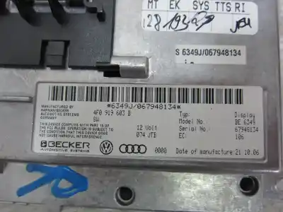 Автозапчасти б/у многофункциональный дисплей за audi q7 (4l) bug ссылки oem iam 4f0919603b  