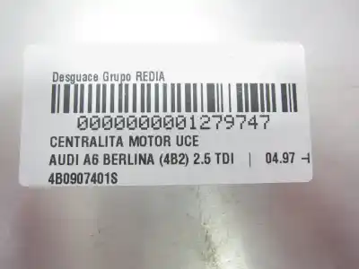 Second-hand car spare part ecu engine control for audi a6 c5 (4b2) 2.5 tdi oem iam references 4b0907401s  