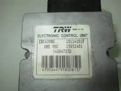 Pezzo di ricambio per auto di seconda mano abs per opel vectra c (z02) 1.9 cdti (f69) riferimenti oem iam 13191184  