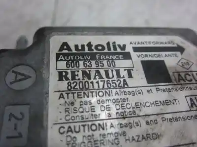 Автозапчастина б/у блок управління подушками безпеки для renault scénic i monospace (ja0/1_, fa0_) 1.9 dci (ja05, ja1f) посилання на oem iam 600639500  