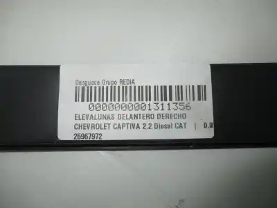 Автозапчастина б/у регулятор переднього правого скла для chrysler voyager iv (rg, rs) 2.8 crd посилання на oem iam 25967972  