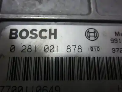 Автозапчасти б/у блок управления двигателем за renault kangoo i (f/kc0) f9q780 ссылки oem iam 0281001878  