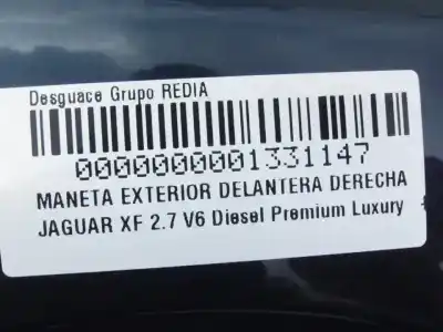 Автозапчасти б/у наружная рукоятка передняя справа за jaguar xf ajd ссылки oem iam   
