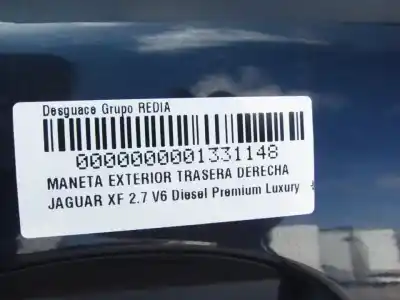 Автозапчастина б/у завнішня ручка задня права для jaguar xf ajd посилання на oem iam   