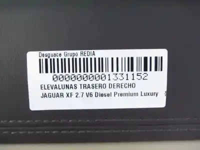 Автозапчастина б/у регулятор скла заднього правого для jaguar xf ajd посилання на oem iam   