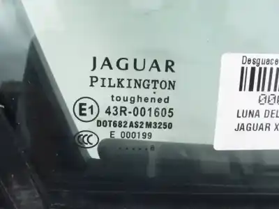 Second-hand car spare part front right glass window for jaguar xf ajd oem iam references   