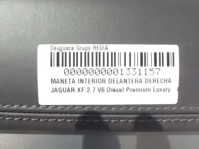 Автозапчастина б/у усередині передня права ручка для jaguar xf ajd посилання на oem iam   