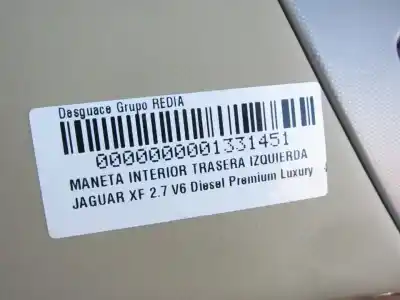 Автозапчастина б/у ліва задня внутрішня ручка для jaguar xf ajd посилання на oem iam   