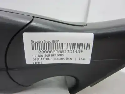 Автозапчастина б/у правий задний огляд для opel astra h sedán (a04) 1.4 (l69) посилання на oem iam 010806  
