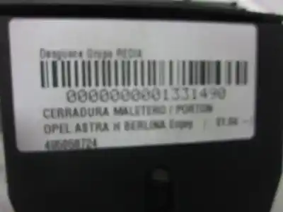 Автозапчастина б/у замок багажника / ворот для opel astra h sedán (a04) 1.4 (l69) посилання на oem iam 495058724  