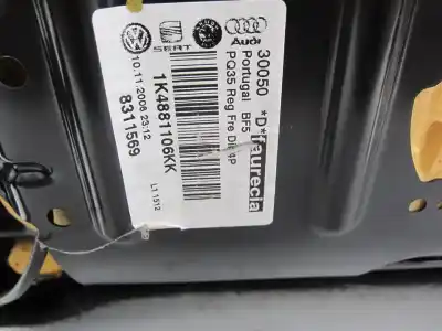 Автозапчастина б/у комплект сидів для seat altea xl (5p5, 5p8) 1.9 tdi посилання на oem iam 1k4881105kk  