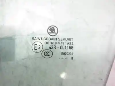 Автозапчастина б/у ліве передне вікно для skoda superb combi (3v5) dfh посилання на oem iam 43r001168  