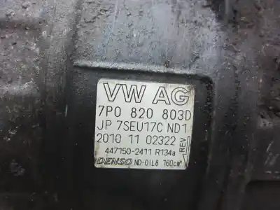 Peça sobressalente para automóvel em segunda mão compressor de ar condicionado a/a a/c por renault scénic i monospace (ja0/1_, fa0_) 1.4 16v (ja0d, ja1h, ja0w, ja10) referências oem iam 7p0820803d  
