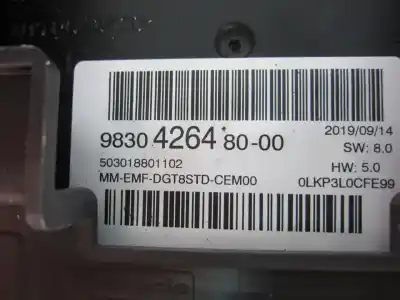 Second-hand car spare part multifunction display for citroen c5 aircross (a_) 1.2 puretech 130 (arhnsj) oem iam references 983042648000  