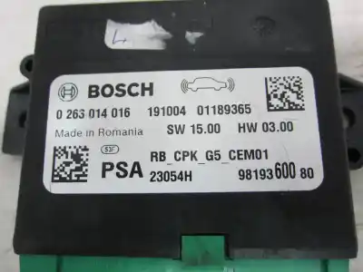 Second-hand car spare part electronic module for citroen c5 aircross (a_) 1.2 puretech 130 (arhnsj) oem iam references 0263014016  