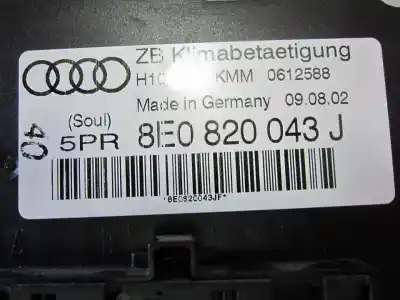 Автозапчасти б/у отопление / кондиционирование воздуха за audi a4 b6 (8e2) 2.0 fsi ссылки oem iam 8e0820043j  
