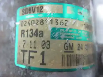 Peça sobressalente para automóvel em segunda mão compressor de ar condicionado a/a a/c por opel corsa c corsa c referências oem iam sd6v121447f  