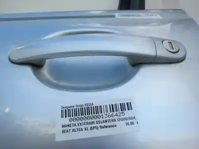 Автозапчастина б/у ліва передня зовнішня ручка для seat altea xl (5p5, 5p8) 1.9 tdi посилання на oem iam   