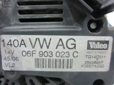 Автозапчастина б/у генератор для seat altea xl (5p5, 5p8) 1.9 tdi посилання на oem iam 06f903023c  
