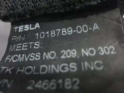 Автозапчастина б/у задній лівий ремін безпеки для tesla model s basis посилання на oem iam 101878900a  