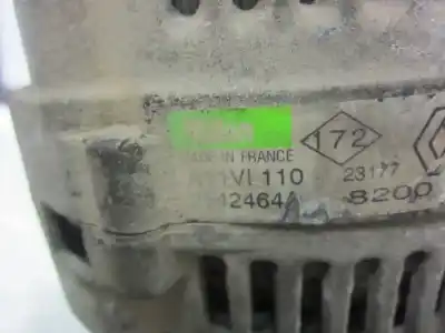 Автозапчастина б/у генератор для renault clio ii fase i (b/cb0) d7f720 посилання на oem iam 2542464  