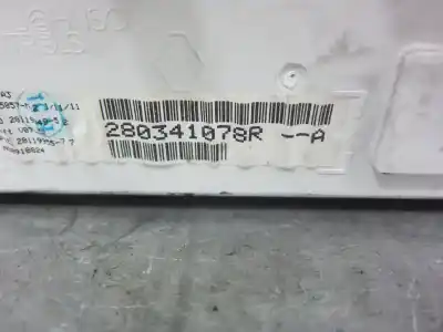 Second-hand car spare part multifunction display for renault clio iii k9k770 oem iam references 280341078r  