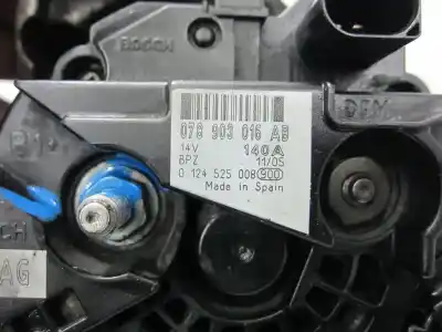 Автозапчастина б/у генератор для audi a4 b7 avant (8ed) 2.5 tdi посилання на oem iam 0124525008  