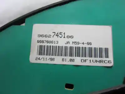 Автозапчасти б/у приборная доска за citroen berlingo / berlingo first furgoneta/monovolumen (m_) 1.9 d 70 (mbwjz, mcwjz) ссылки oem iam 9662745180  