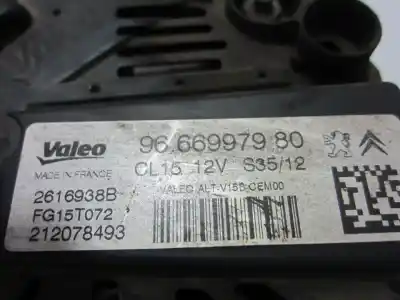Автозапчасти б/у генератор за citroen c4 picasso i monospace (ud_) 1.6 vti 120 ссылки oem iam 9666997980  