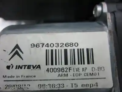Автозапчасти б/у регулятор стекла переднего правого за citroen c4 picasso i monospace (ud_) 1.6 vti 120 ссылки oem iam 9674032680  