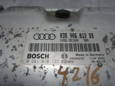 Автозапчасти б/у блок управления двигателем за audi a3 (8l1) 1.9 tdi ссылки oem iam 038906012bb  