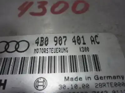 Автозапчасти б/у блок управления двигателем за audi a6 c5 (4b2) 2.5 tdi ссылки oem iam 4b0907401ac  