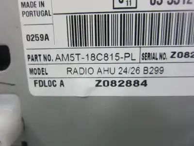 Автозапчастина б/у аудіо система / радіо cd для ford fiesta (cnn) xujb посилання на oem iam am5t18c815pl  