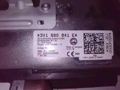 Автозапчастина б/у різні деталі для skoda superb combi (3v5) dfh посилання на oem iam 3v1880841e  