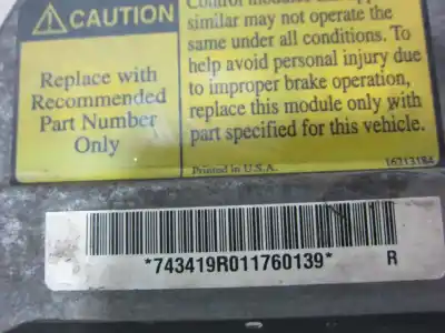 Second-hand car spare part abs for daewoo rezzo se oem iam references 18042267  