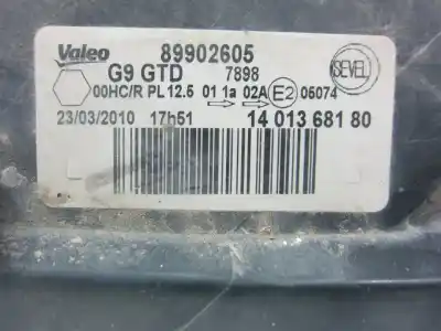 Автозапчастина б/у ліва фара для fiat ii scudo (272) combi rhk посилання на oem iam 1401368180  